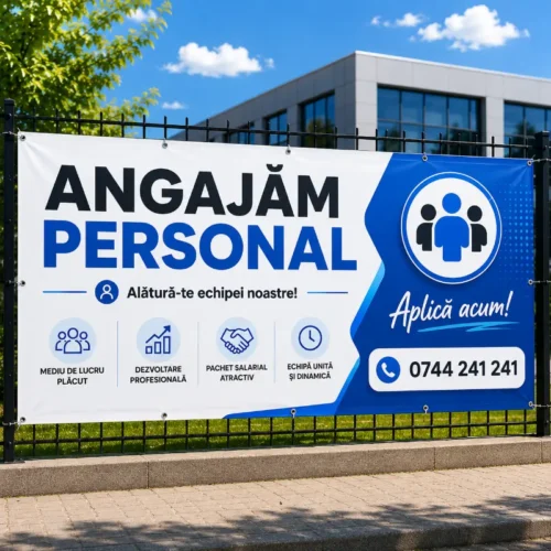 Banner Angajăm Personal