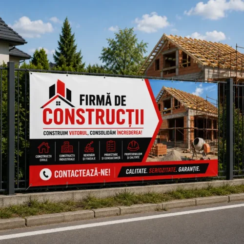 Banner Firmă Construcții