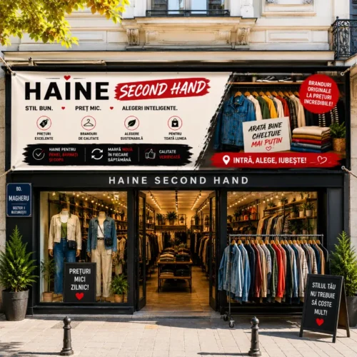 Banner Magazin Haine Second Hand