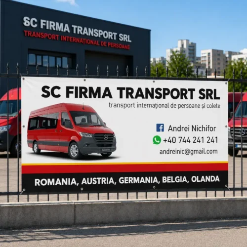 Banner Transport Persoane Model1