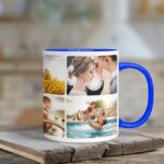 Cană Personalizată Interior Albastru