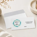 Plic de bani Nuntă Turquoise – include personalizarea