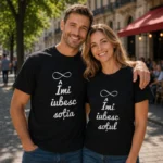 Tricouri Cuplu Personalizate - Îmi iubesc Soțul / Soția