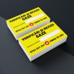 Etichete autoadezive Verificări Revizii Gaze - Set 100 buc