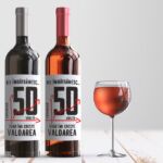 Set Cadou 10 Etichete de vin Personalizate Nu îmbătrânesc doar imi creşte valoarea