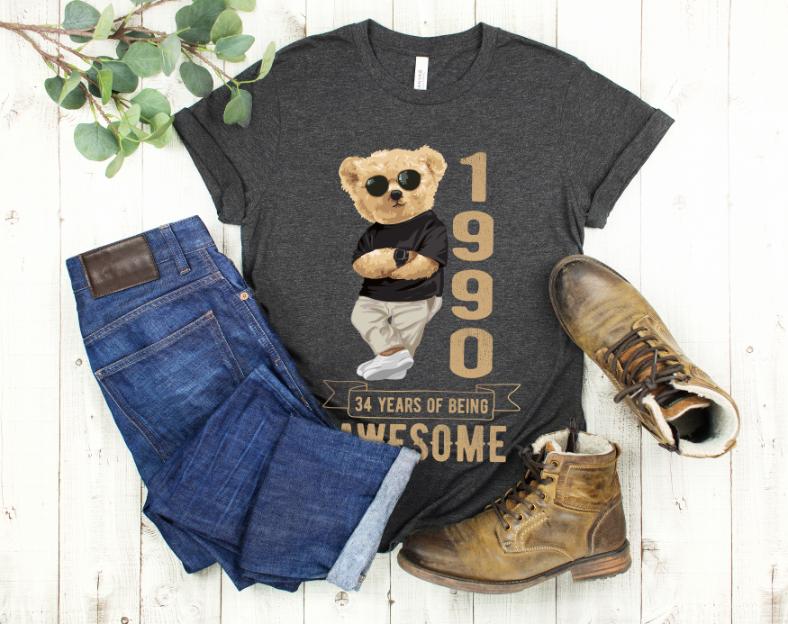 Tricou Personalizat 34 years of being awesome