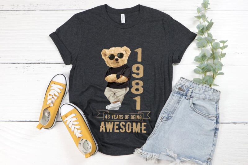 Tricou Personalizat 43 years of being awesome