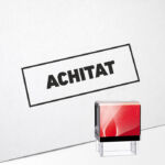 Stampilă ACHITAT - Personalizare inclusă