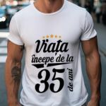 Tricou Viața începe la 35 de ani