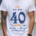 Tricou Nu am 40 am 20 cu 20 de ani de pescuit