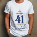 Tricou Nu am 41 am 20 cu 21 de ani de pescuit