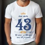 Tricou Nu am 43 am 20 cu 23 de ani de pescuit