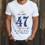 Tricou Nu am 47 am 20 cu 27 de ani de pescuit