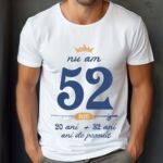 Tricou Nu am 52 am 20 cu 32 de ani de pescuit