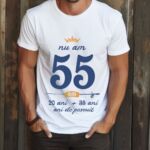 Tricou Nu am 55 am 20 cu 35 de ani de pescuit