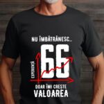 Tricou Nu îmbătrânesc doar îmi crește valoarea – 66 ani