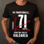 Tricou Nu îmbătrânesc doar îmi crește valoarea – 71 ani