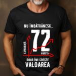 Tricou Nu îmbătrânesc doar îmi crește valoarea – 72 ani
