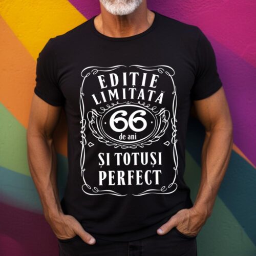 Tricou Editie Limitata 66 de Ani si Totusi Perfect