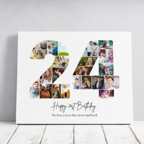 Tablou Personalizat Cadou Aniversare 24 ani