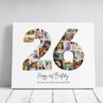 Tablou Personalizat Cadou Colaj Aniversare 26 de ani