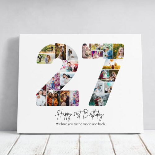 Tablou Personalizat Cadou Aniversare 27 de ani