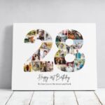 Tablou Personalizat Cadou Colaj Aniversare 28 de ani