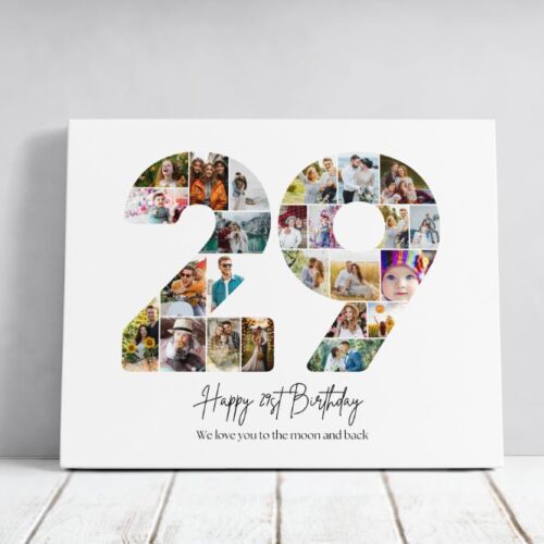 Tablou Personalizat Cadou Aniversare 29 ani
