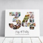 Tablou Personalizat Cadou Colaj Aniversare 34 de ani
