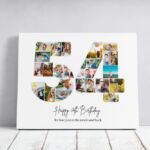 Tablou Personalizat Cadou Colaj Aniversare 54 de ani
