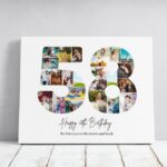 Tablou Personalizat Cadou Colaj Aniversare 58 de ani