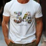 Tricou Personalizat Colaj Aniversare 34 ani