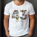 Tricou Personalizat Colaj Aniversare 43 ani