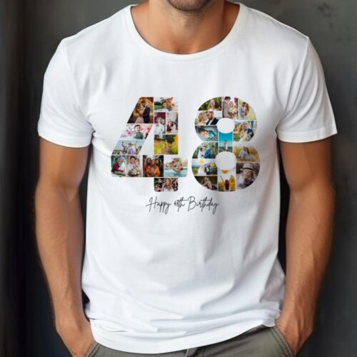 Tricou Personalizat Aniversare 48 ani