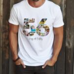 Tricou Personalizat Colaj Aniversare 56 ani
