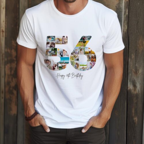 Tricou Personalizat Aniversare 56 ani