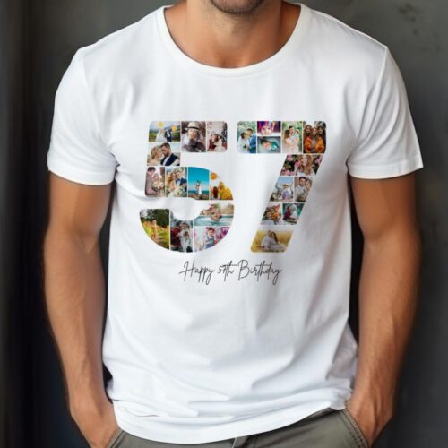Tricou Personalizat Aniversare 57 ani