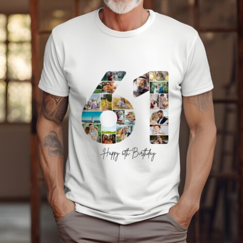 Tricou Personalizat Aniversare 61 ani