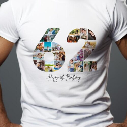 Tricou Personalizat Aniversare 62 ani