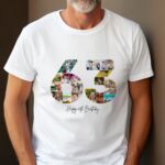 Tricou Personalizat Colaj Aniversare 63 ani