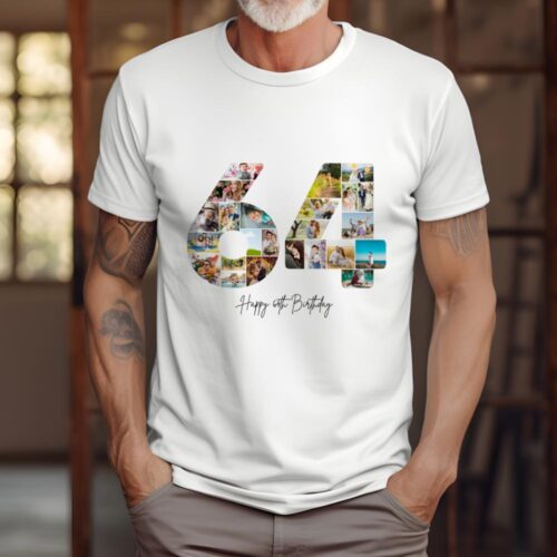 Tricou Personalizat Aniversare 64 ani