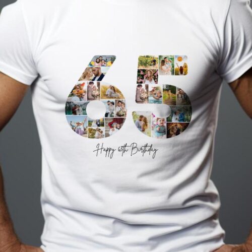 Tricou Personalizat Aniversare 65 ani