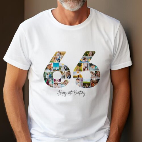 Tricou Personalizat Aniversare 66 ani