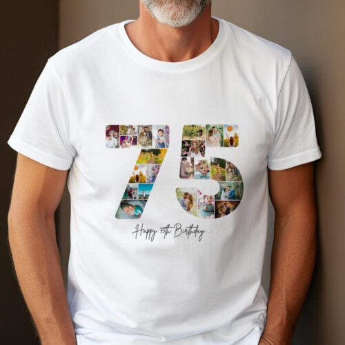 Tricou Personalizat Aniversare 75 ani