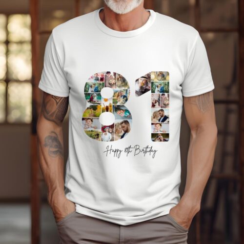 Tricou Personalizat Aniversare 81 ani