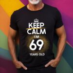 Tricou Keep Calm I’m 69 Years Old