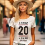 Tricou Mi-au trebuit 20 de ani să arăt așa de bine MODEL 4