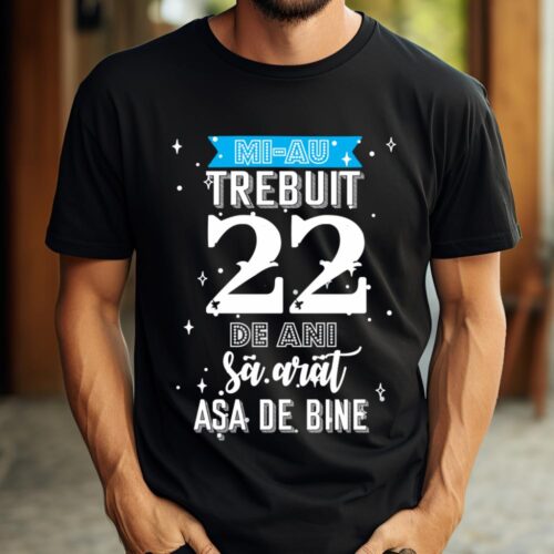 Tricou Mi-au trebuit 22 de ani sa arat asa de bine Model2