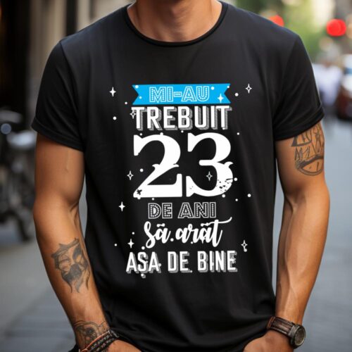 Tricou Mi-au trebuit 23 de ani sa arat asa de bine Model2