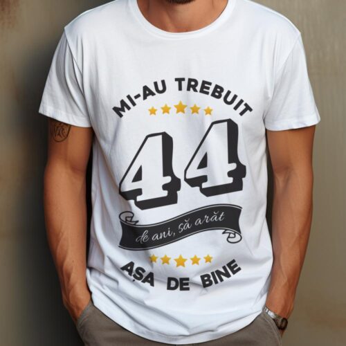 Tricou Mi-au trebuit 44 de ani sa arat asa de bine Model6